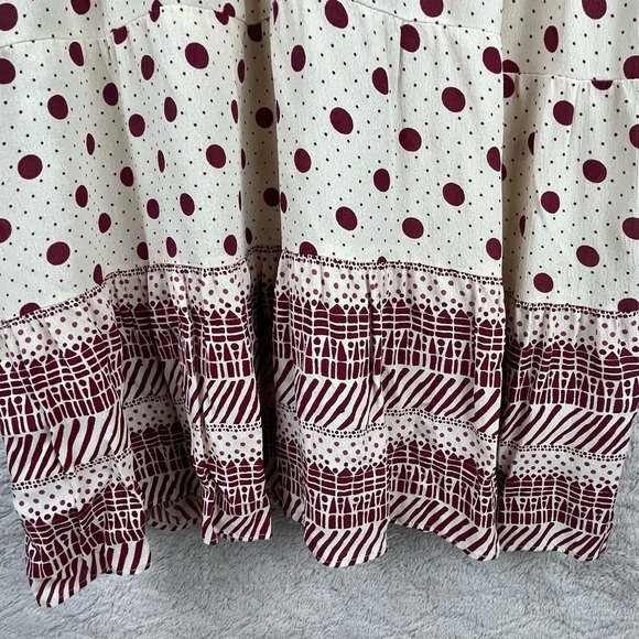 NOA NOA Baby Doll Dress Medium Whimsy Faux Wrap Rockabilly - Picture 13 of 16